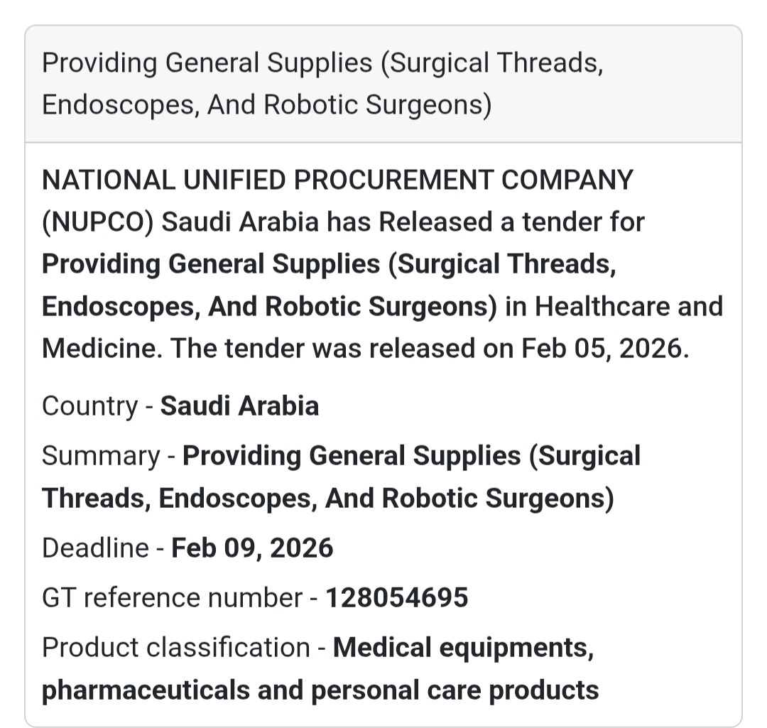 🧵 Surgical & Advanced Medical Supplies