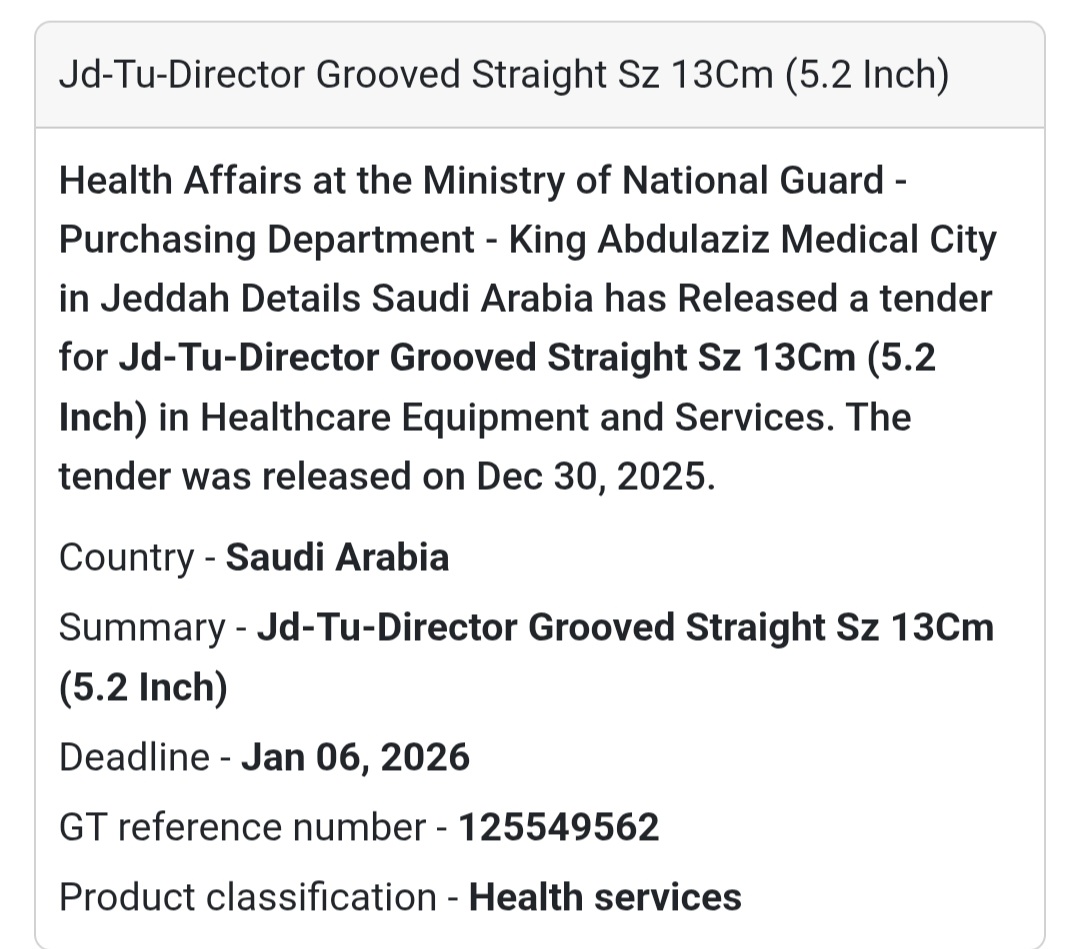 🩺 Surgical Instrument Tender