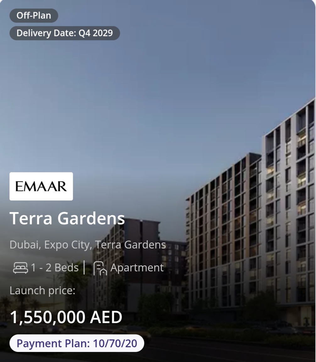 ✨ Terra Gardens by Emaar | Expo City Dubai