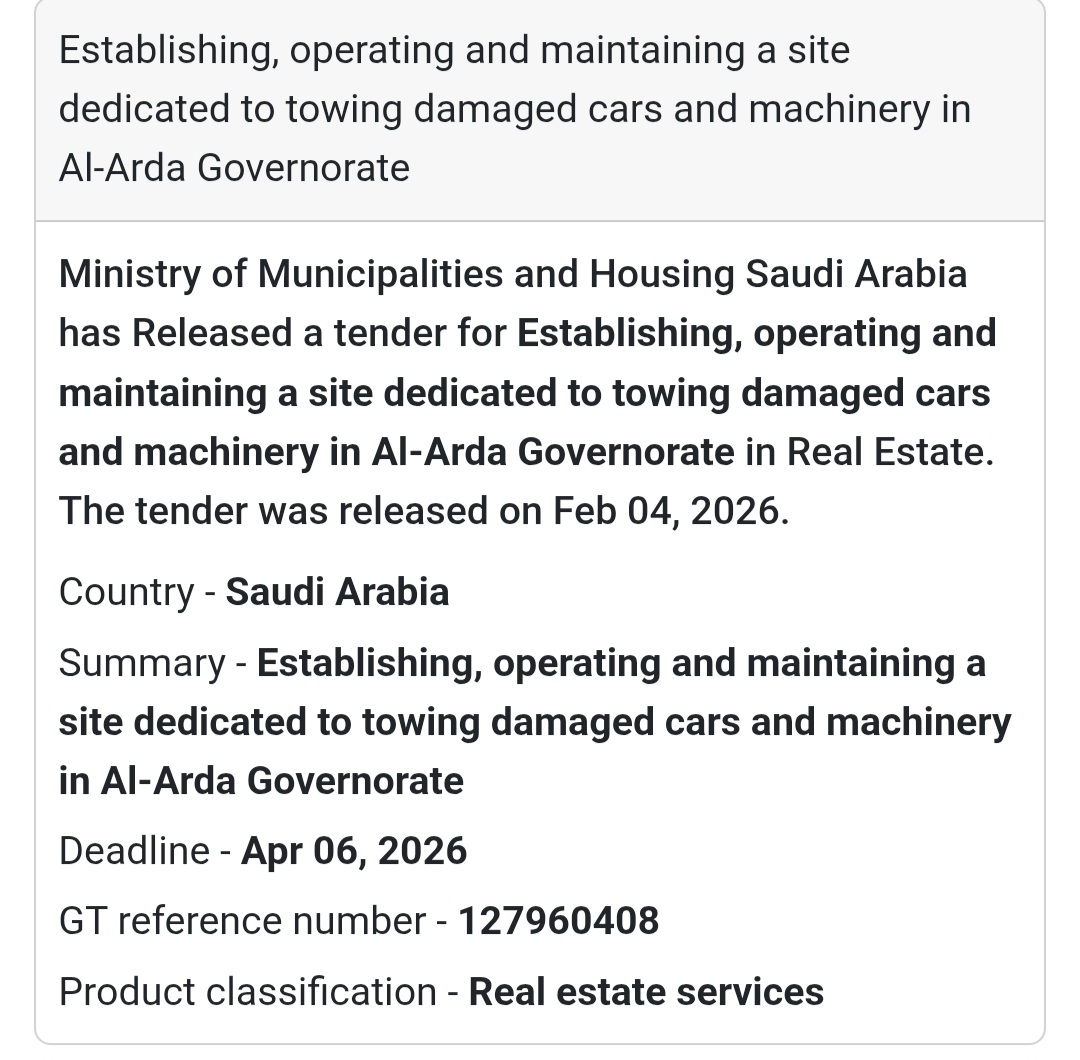 🚗 Towing Site for Damaged Cars & Machinery