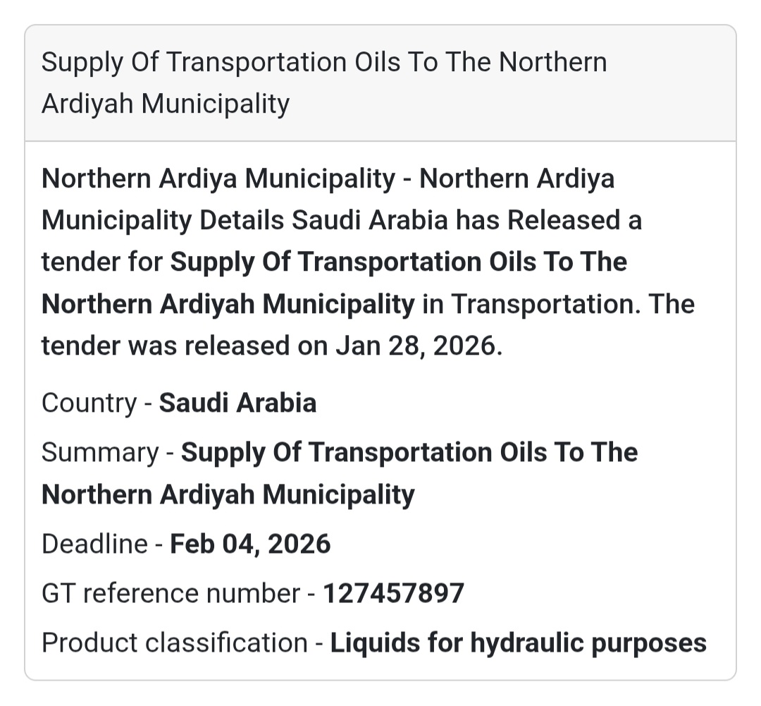 🛢️ Transportation Oils Supply | Northern Ardiya