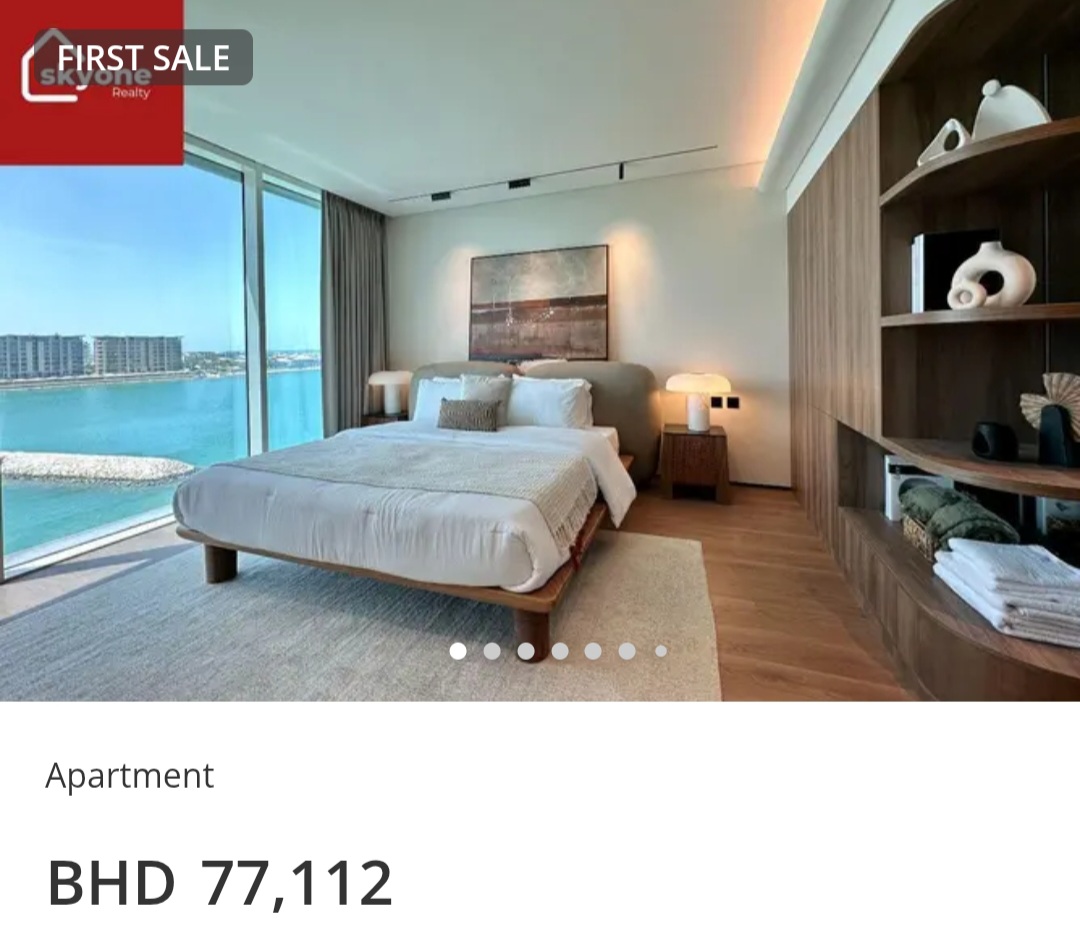 🌊 Ultra Luxury | Sea View | 5-Year Payment Plan – BHD 77,112