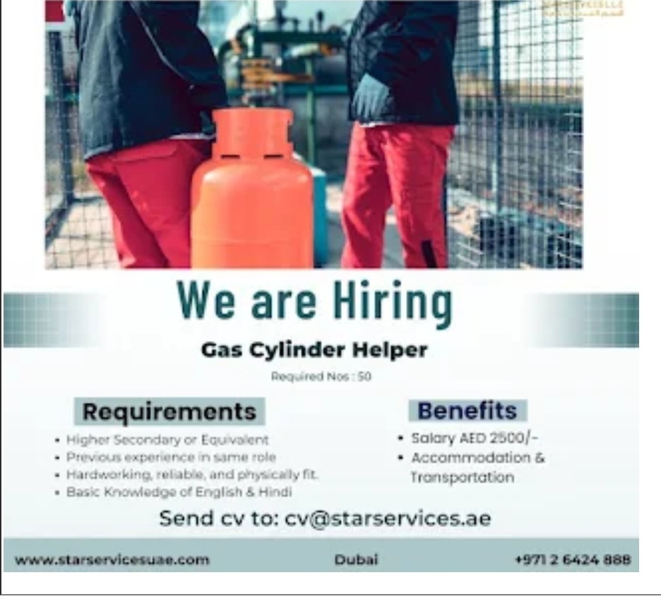 🚨 Urgent Hiring in UAE – 2025 🇦🇪