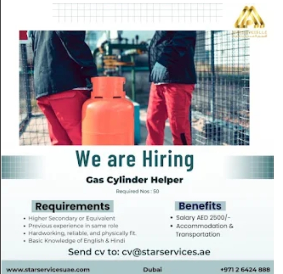 🚨 Urgent Hiring in UAE – Dubai 🇦🇪