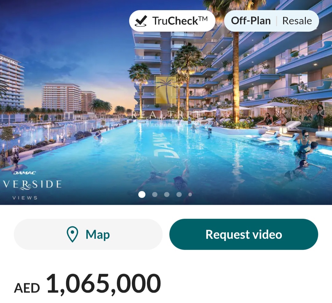 🌊 Urgent OP Resale 1BR | Capri 1 – DAMAC Riverside