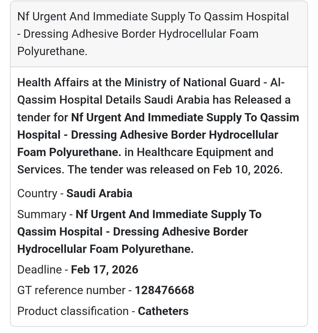 🩹 Urgent Supply – Adhesive Border Hydrocellular Foam Dressing