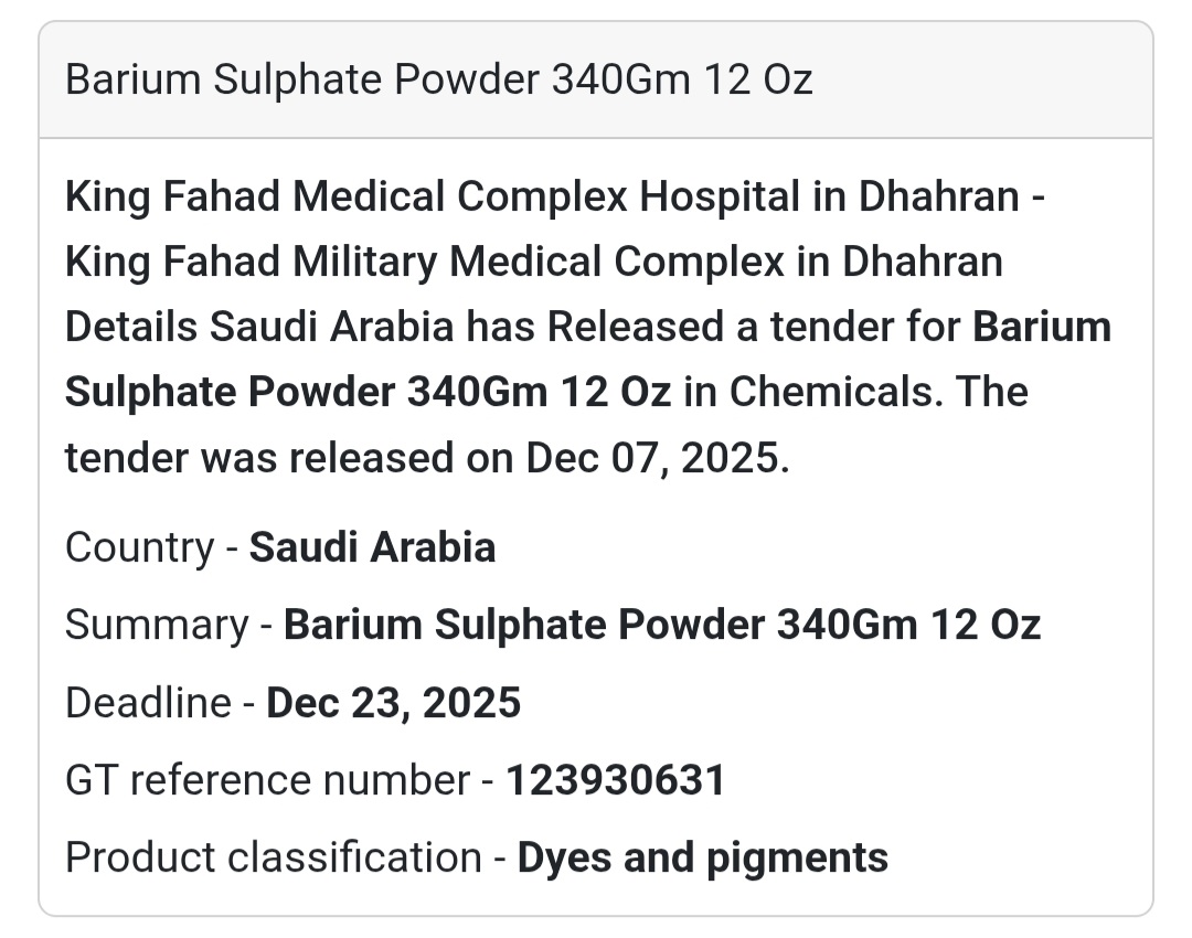 🚨 Urgent Tender Alert – Saudi Arabia 🇸🇦