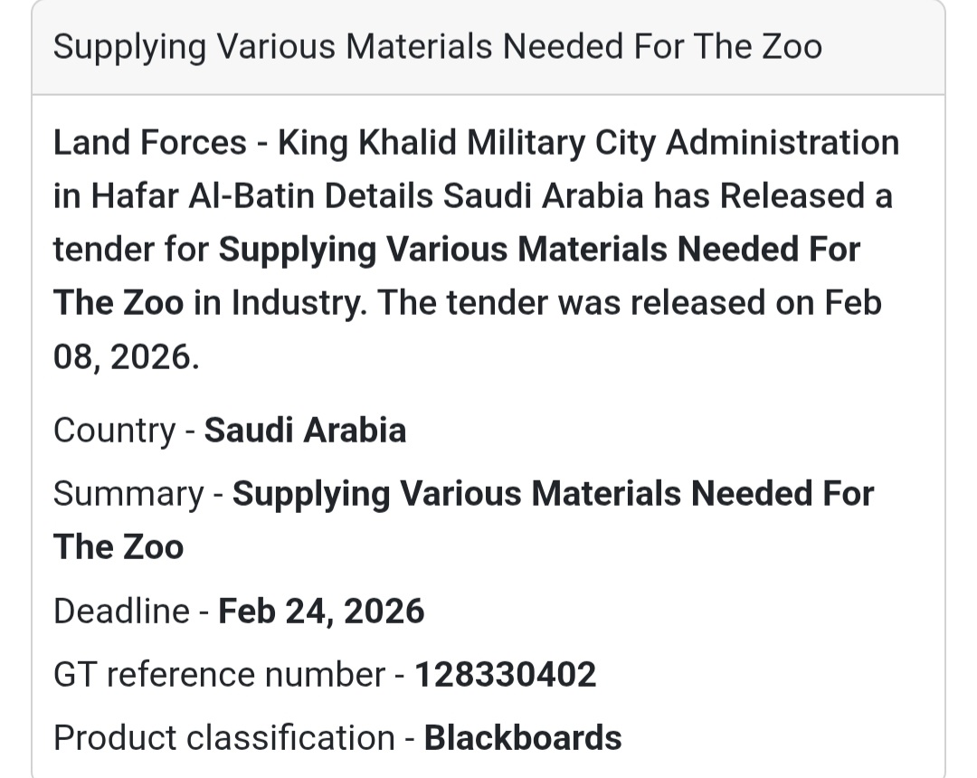 🦁 Various Materials for the Zoo