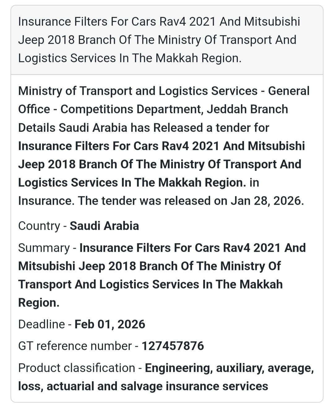 🚗 Vehicle Insurance Services | Makkah Region