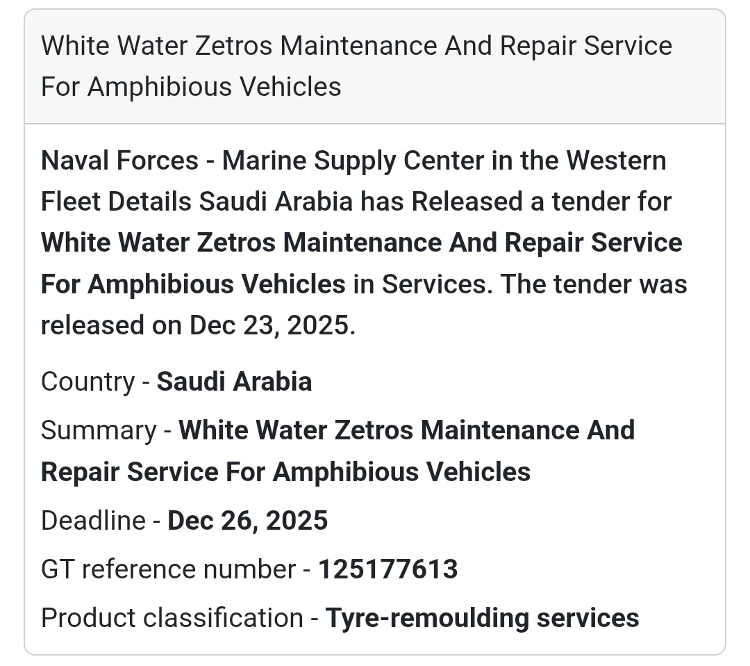 🚙 Vehicle Maintenance Tender – Saudi Arabia 🇸🇦