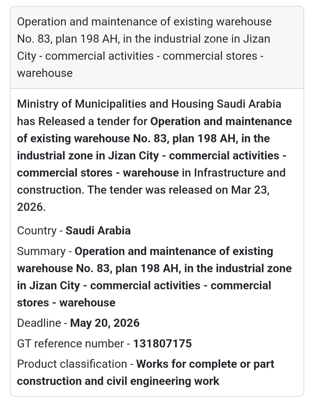 🏗️ Warehouse Operations Project