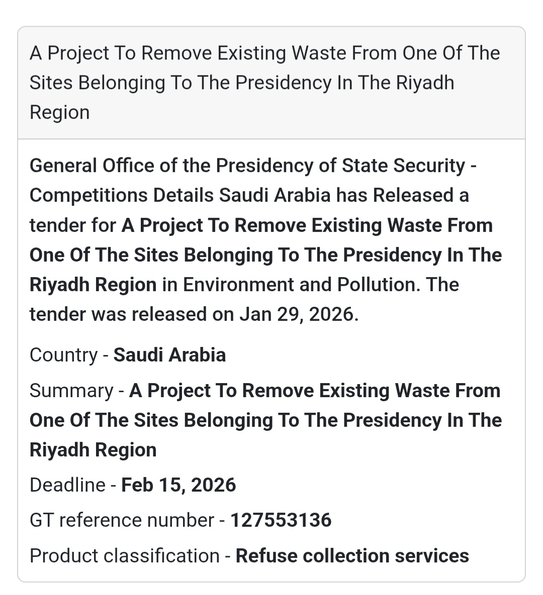 ♻️ Waste Removal Project