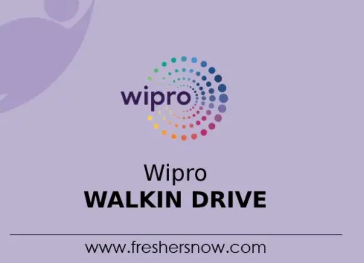🚀 Wipro Walk-In Drive for Freshers!