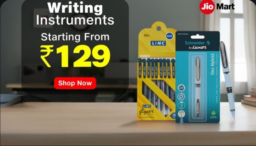 🖊️ Writing Instruments Collection – Starting at just ₹129!