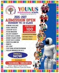 🎓 Younus International School – Admissions Open 2026-27