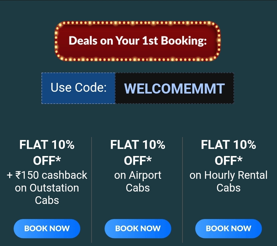 MakeMyTrip deals
