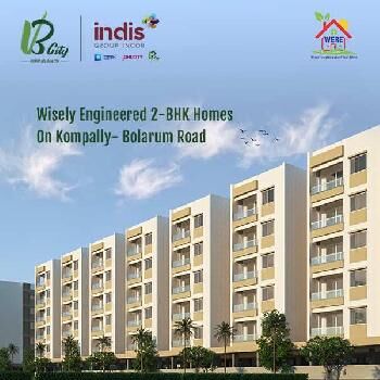 2 BHK 842 Sq.ft. Apartment for Sale in Adikmet, Hyderabad