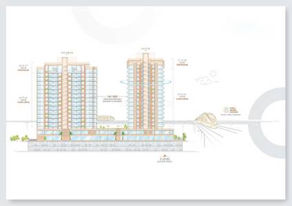 2.36 Cr ₹88,517/sqft RERA 4 BHK Flat For Sale in Swaminarayan Keshvam Skyview Raysan, Gandhinagar