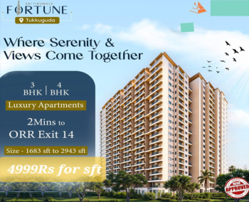 3 BHK 1809 Sq.ft. Apartment for Sale in Maheshwaram, Hyderabad