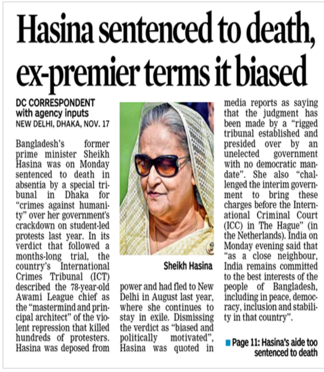 "Crimes against humanity"