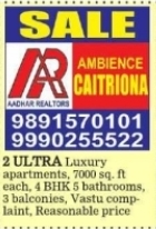 Ambience Caitriona Ultra Luxury Apartments for Sale