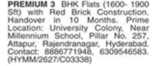 Premium Flats for Sale: Attapur, Hyderabad