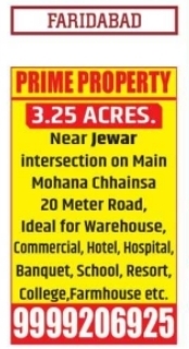 Prime Commercial Property for Sale in Faridabad
