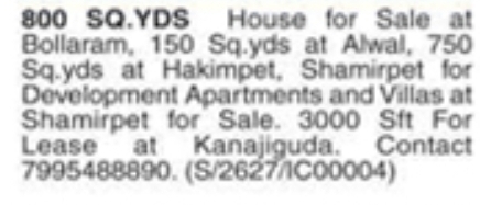 Property For Sale/ Lease