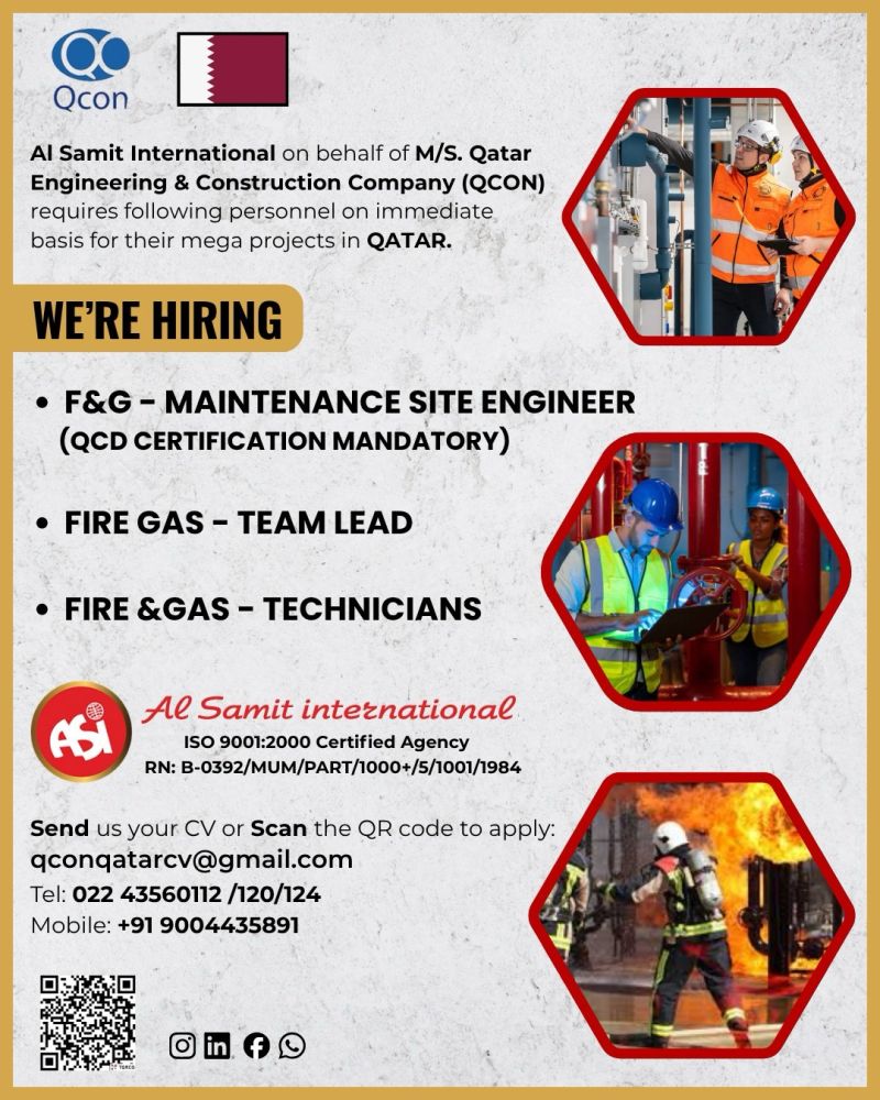 Urgent Hiring for Qatar