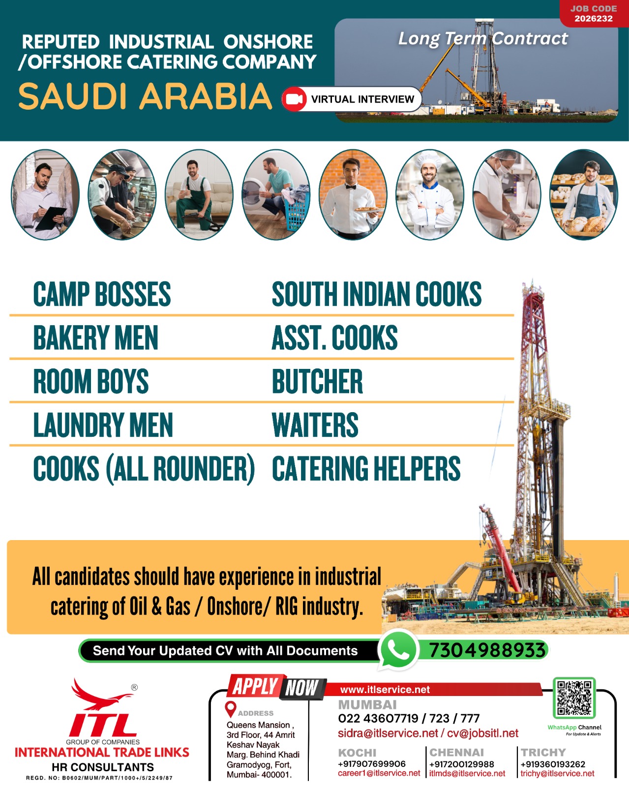 Urgent Hiring for Saudi Arabia